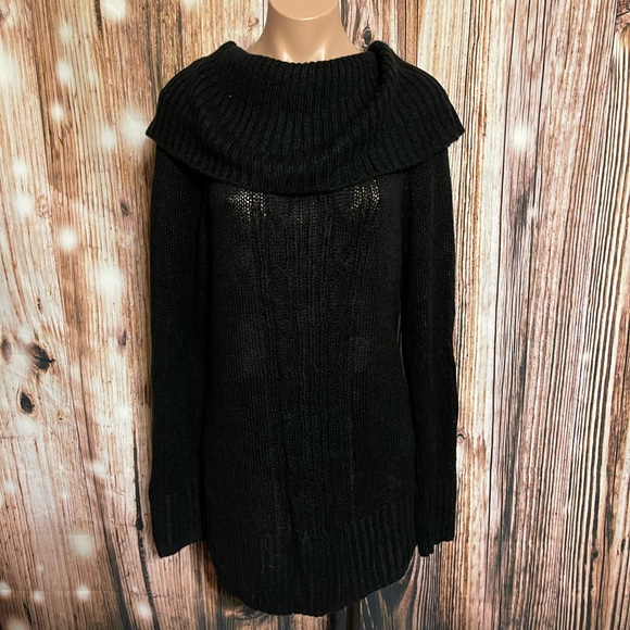 Vintage Torrid Marilyn Fold Over Off Shoulder Sweater - Picture 2 of 5